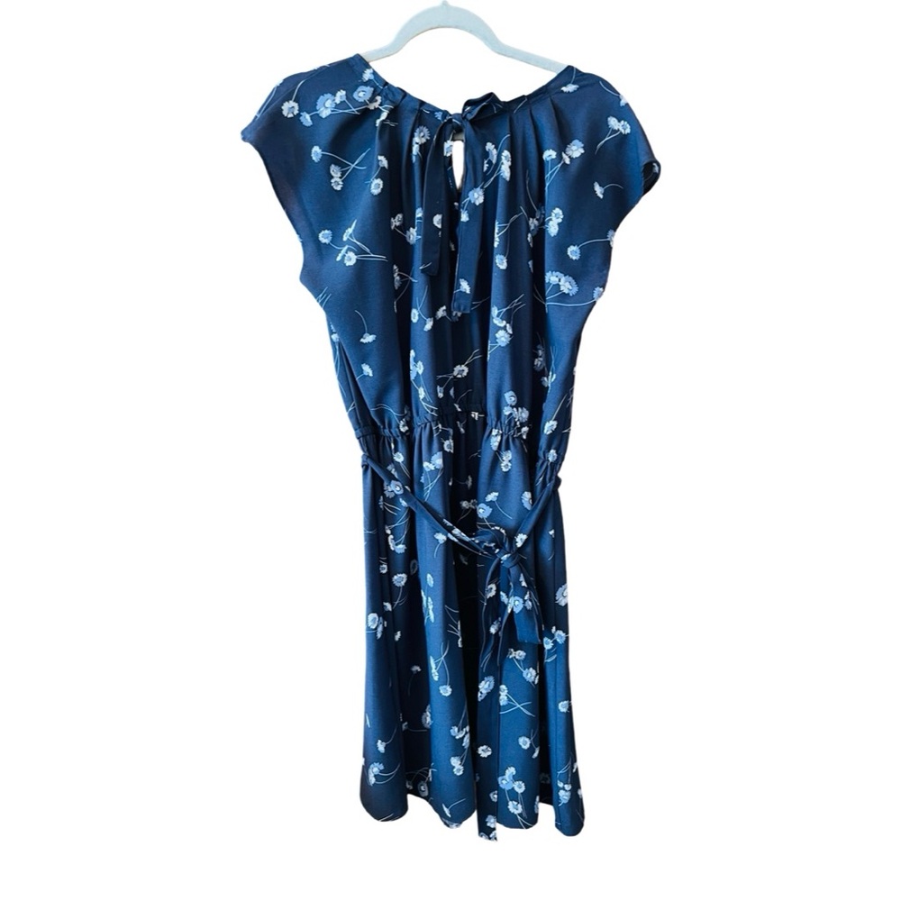Lauren Conrad Floral Pleated Tie Waist Dress-Size XXL - Picture 2 of 3